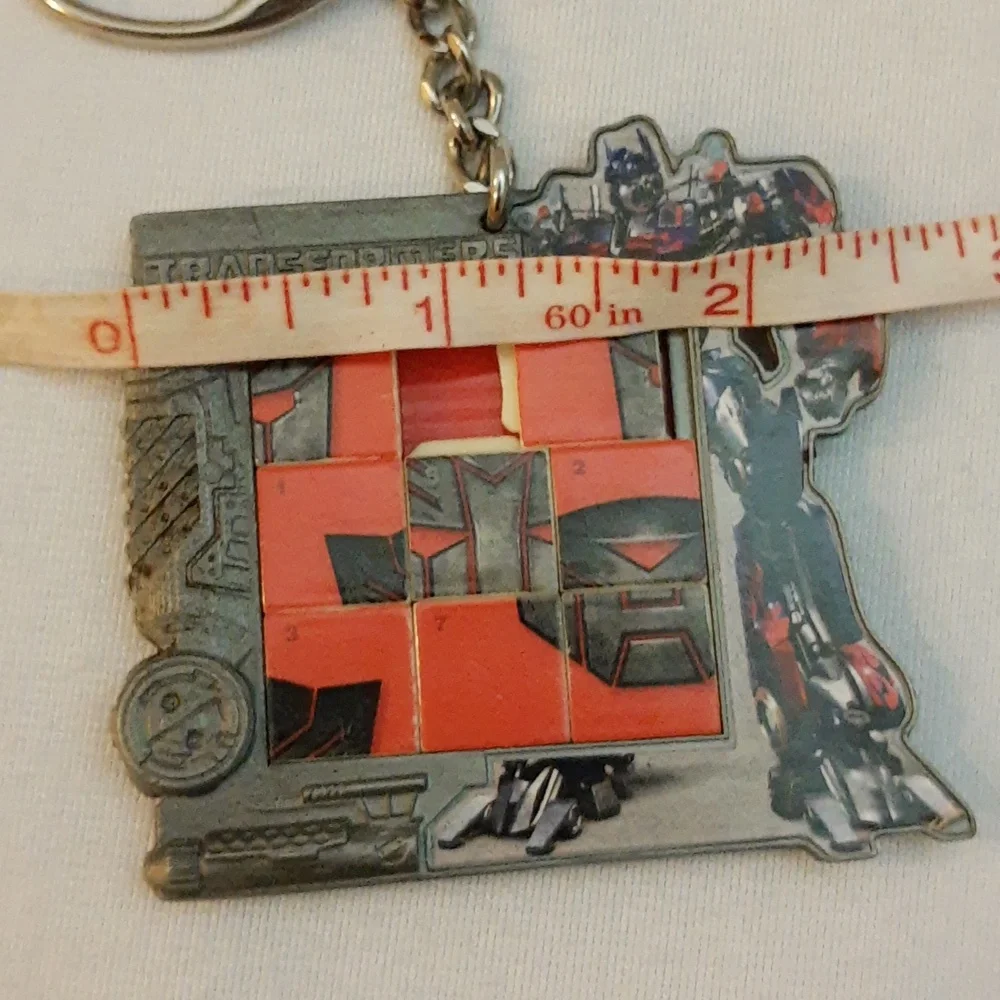 Transformers Miniature Slide Puzzle Keychain Autobot Symbol 2007